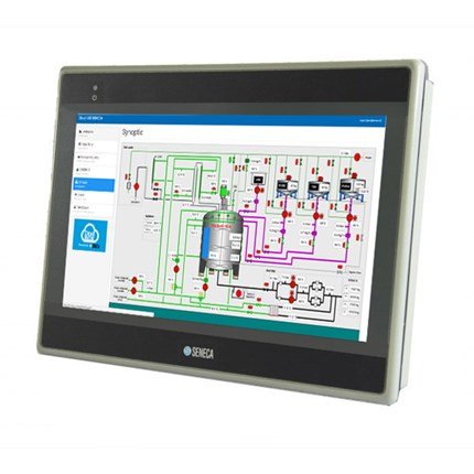 10,1" HMI widescreen colors, Ethernet interface VISUAL7N