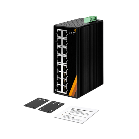 16-Port Industrial Gigabit Ethernet Switch