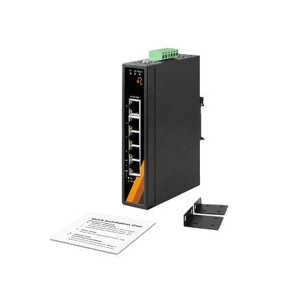 5-Port Industrial Unmanaged Ethernet Switch | 5 Tx