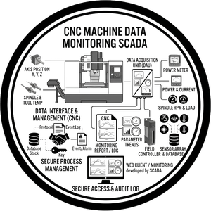 CNC Machine data Monitoring SCADA