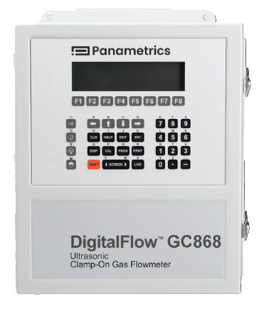 Panametrics clamp-on gas ultrasonic flowmeter DigitalFlow™ GC868