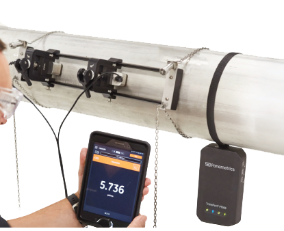 Portable Ultrasonic Flow Meter for liquids - PT900