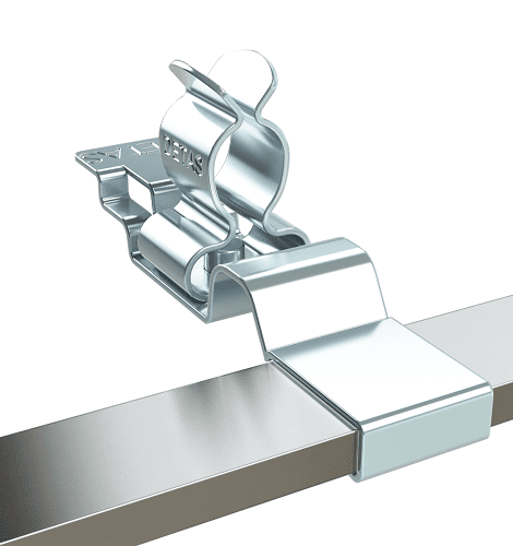 Shielding clamps for 3x10 bar mounting